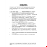 Amend Your Health Services Contract with the Department of Human Services - Save Time and Money example document template