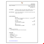 Fresher Professional Resume Format example document template 