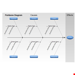 Free Fishbone Diagram Template - Improve Root Cause Analysis example document template