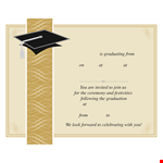 Customize and Celebrate with Graduation Invitation Templates | Get the Perfect Design example document template 