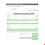 Streamline Your Expenses with Our Efficient Expense Report Template - Download Now example document template