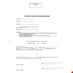 Renew Your Lease or Give Notice to Vacate - Download Sample Letter example document template