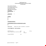 Fast and Easy Incident Report Template | Streamline Your Service Division Resources example document template