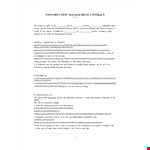 Construction Management Contract Template - A Comprehensive Agreement for Building Owners example document template 