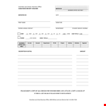 Cheque Receipt Voucher example document template