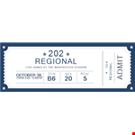 Create Custom and Professional Event Tickets with Our Event Ticket Template example document template 