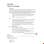 Formal Thank You Letter After Interview example document template 