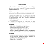 Franchise Agreement for Travel Business example document template 