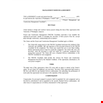 Service Agreement Template for Owner and Consultant | Customize Now example document template