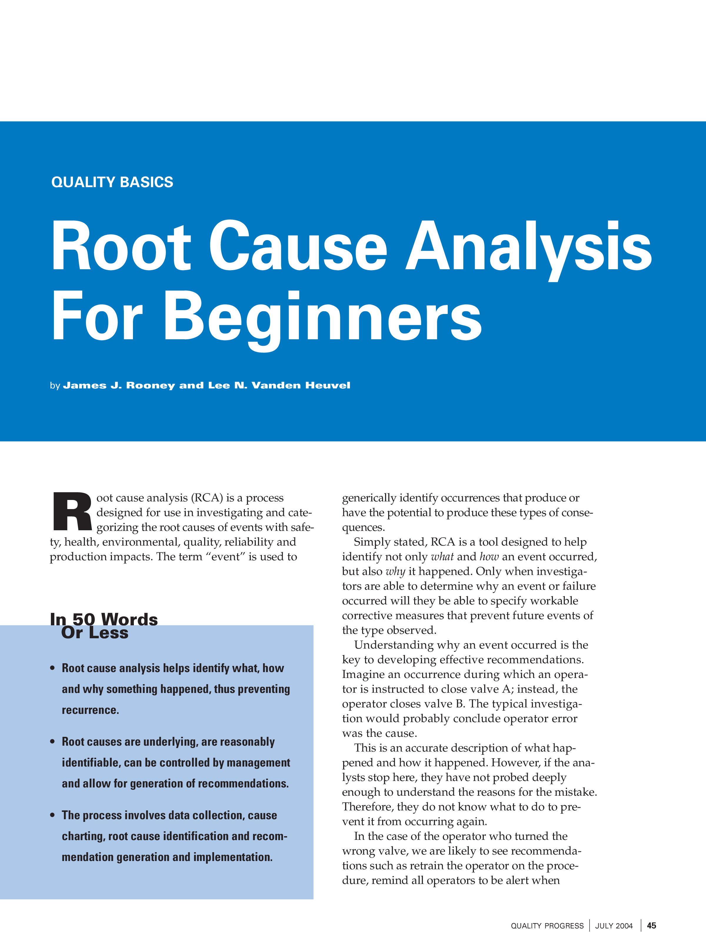 Effective Root Cause Analysis Template - Identify and Solve Issues