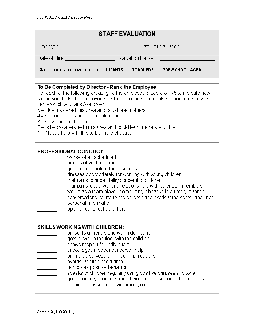 child-care-employee-evaluation-form