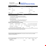 Printable Volunteer Job Application Template example document template