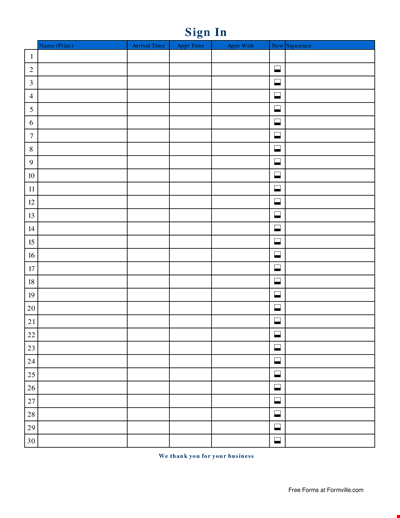 Sign In Sheet Template - Easily Customize for Patient Check-Ins