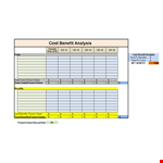 Cost Benefit Analysis Template - Maximize Value by Analyzing Total Costs and Benefits example document template 