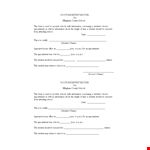 Doctor Appointment Letter To School example document template