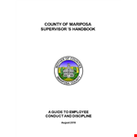 Effective Employee Discipline | Letter of Reprimand for County Employees example document template