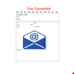 Fax Cover Sheet Template - Editable & Printable example document template