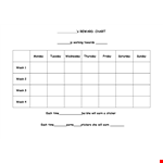 Create a Positive Environment with Our Reward Chart example document template