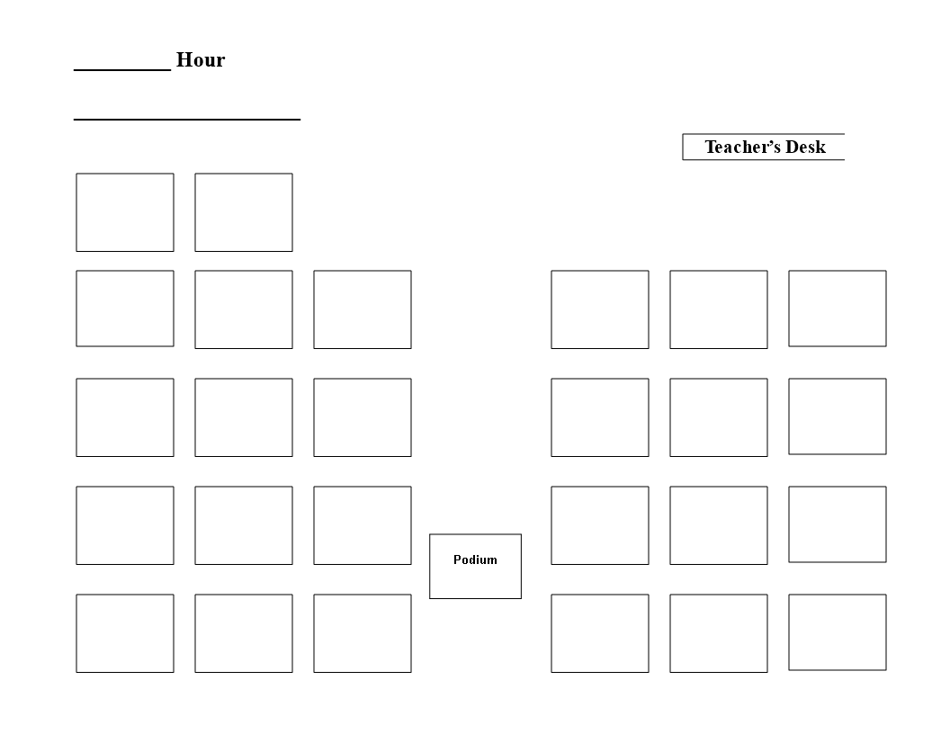 Seating Chart Template Create Organized Seating Plans Efficiently