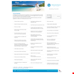 Printable Wedding Budget Checklist example document template