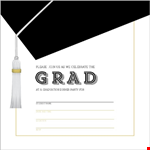 Design Personalized Graduation Invitations - Customize Your Celebration example document template 