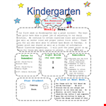 Preschool Newsletter Template for Engaging Communication | Weekly Updates & Events example document template 