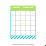 Printable Bridal Shower Bingo Cards - Fun and Free Games for Your Celebrations! example document template