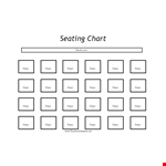 Customizable Seating Chart Template - Plan Your Event Effortlessly example document template