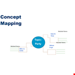 Create Effective Concept Maps with Our Easy-to-Use Template | Mapping Topics & Related Items example document template