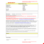 Leave of Absence Template for Employee | Medical Leave Template example document template