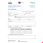 Family Referral Form Template for Shapedown Program - Please Join Us! example document template