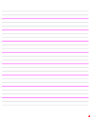 Lined Paper Template Printable And Free Download