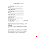 Child Daycare Contract Template | Download Now example document template 