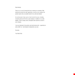 Thank You Letter To Recruiter After Interview example document template 