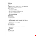 Financial Sales Representative Resume example document template 