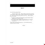 Draft Transmittal Letter example document template