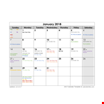 Customize Your Schedule with Our Editable Calendar Template example document template