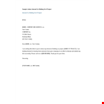 Letter Of Interest Format For Project example document template 