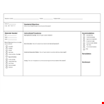 Lesson Plan Template for Effective Student Learning example document template