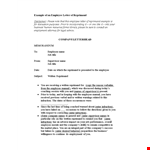 Employee Reprimand: Sample Letter of Reprimand for Company, Written Warning example document template 