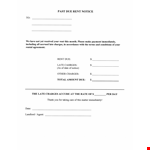 Late Rent Payment Reminder - Avoid Consequences and Ensure Timely Payment! example document template 