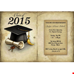 Customizable Graduation Invitation Templates for a Memorable Celebration example document template 