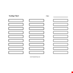 Class Seating Chart Template - Organize Your Class with Ease example document template