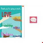 Free Thank You Card Template - Customizable & Printable example document template