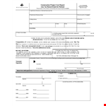 Example Construction Project Cost Report | Calculate Project Costs & Amount example document template