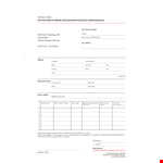 Free Invoice Form example document template