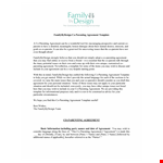 Co Parenting Agreement Template example document template