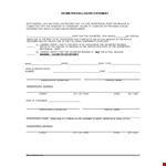 Complete Your Vehicle Transfer with an Odometer Disclosure Statement example document template