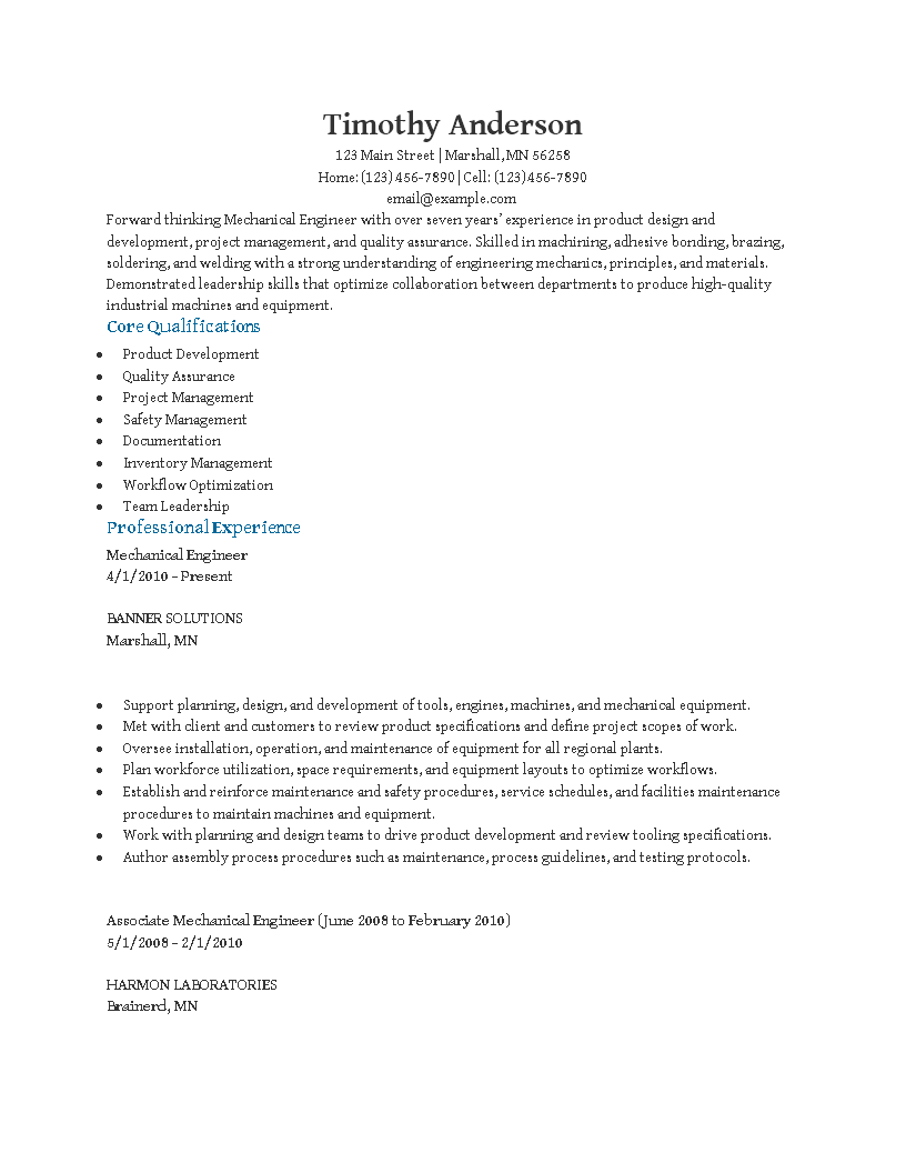 professional-mechanical-engineering-resume