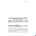 Franchise Agreement - Clear Terms for Franchisees | Company Name example document template